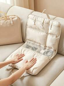 7 In 1 Cosmetic Travel Bag Set, Large Capacity Detachable Makeup Organizer And Toiletry Storage Bag, Multi Pocket Beauty Packing Organizer For Cosmetics, Skincare, Makeup Tools, Suitcase, Vacation, Business Trip And Daily Travel - Multicolor - View 2