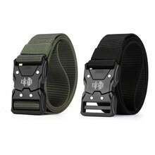 Unisex Outdoor Multifunctional Nylon Belt - Breathable Canvas Design, Quick Release Buckle, Comfortable And Durable, Suitable For Outdoor Sports And Training, Black, Sports Belt | Adjustable Belt | Durable Belt, Outdoor Multifunctional Belt - Multicolor - View 14