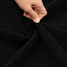 POLIGONO Kitchen Chair Covers - Black - View 7