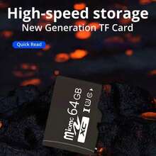 1 PC 512GB/256GB/128GB/64GB/32GB/16GB High-Speed Flash TF Card With Adapter - U3 C10 Memory For Tablet, Camera, Mobile Phone, Laptop, PC, Car Audio, Game Console - Aesthetic Memory Card Design | Durable Construction, Memory Cards For Digital Camera - Adapter Set - View 5
