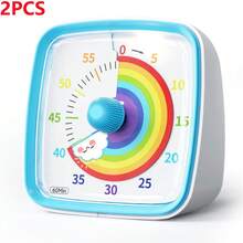 Temporizador visual colorido de 60 minutos con luz nocturna - Cuenta regresiva silenciosa, apto para uso en el aula, la cocina y la oficina - Multicolor - Ver 23