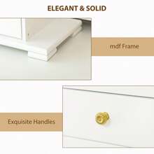 4-Tier Jewellery Box With Mirror And 2 Drawers - White - 1 - View 6