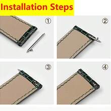 10PCS/20PCS Quick Release Watch Pins, 1.5mm Diameter Stainless Steel Spring Bars, 20mm/22mm Length, Watch Band Accessories Compatible With Xiaomi/ Watch Band Opener Repair Tool Kit - Silver - View 4