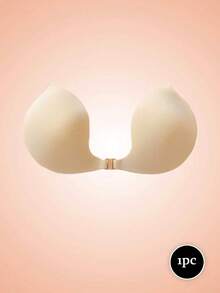 1pc Deep U-Neck Adhesive Bra, Strapless Adhesive Bra With Straps For Enhanced Lift And Support, Suitable For Parties, Evening Events, Graduation Ceremonies, Dates, Music Festivals And Other Occasions, All Year Round. Invisible Backless Bra For Low-Cut Dresses, Wedding Party Outfit - Multicolor - View 8