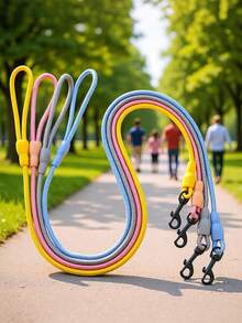 47.2 Inch Pet Supplies Dog Leash Multi-Color Dog Lead Dog Chain Dog Rope, Suitable For Outdoor Dog Walking - Multicolor - View 2