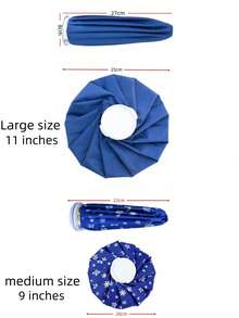 Túi chườm đá vải tái sử dụng 9 inch và 11 inch, có thể nạp lại bằng nước, phù hợp làm mát mùa hè và sử dụng hàng ngày, chất liệu chống rò rỉ, thiết kế miệng rộng dễ đổ đầy, đa năng - A - Xem 12