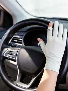 1 Pair Women's UV Protection Anti-Slip Touchscreen Gloves For Driving, Cycling And Electric Scooter - A - View 10
