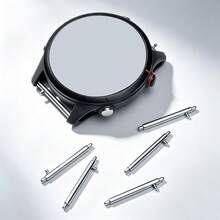 10PCS/20PCS Quick Release Watch Pins, 1.5mm Diameter Stainless Steel Spring Bars, 20mm/22mm Length, Watch Band Accessories Compatible With Xiaomi/ Watch Band Opener Repair Tool Kit - Silver - View 2