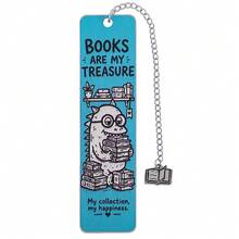 1/3 Colorful Stainless Steel Cute Monster Reading Bookmarks, Accompanying And Marking Bookmarks For Pages That Stay Up Late To Read, Suitable As Gifts For Students, Ladies, Teachers, Students, And Book Enthusiasts. - Color - View 16