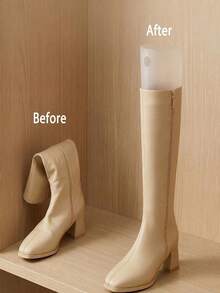 2/4/6/10 Pack Tall Boot Shapers, Plastic Boot Support Inserts, Shoe Trees, Tall Boot Stands, Boot Stuffers To Keep Shape, Boot Inserts To Keep Shape, 3D Fixed Boot Stretchers, For Women's Boots, Cowboy Boots, Knee-High Boots - Multi-color - View 2