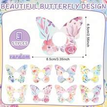 32/8/3PCS Geisailie 32 Enchanting Butterfly Tape Stickers, Waterproof And Sweat Proof, Flexible And Breathable, Pre Cut, Durable And Long-Lasting, Easy To Carry, Are Essential For Families And Outdoor Travel - View 10