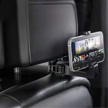 Car Rear Seat Headrest Rotating Telescopic Adjustable Bracket Phone Tablet Holder - Upgraded Version (black) - View 16