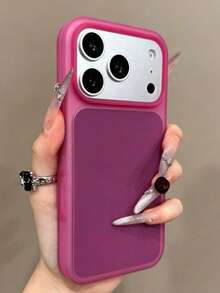 Matte Skin-Feel Jelly Soft Phone Case Compatible With Iphone 17 Pro Max 17 Pro 17 16 15 Pro Max, Ultra-Thin Liquid Silicone Shockproof Protective Back Cover - Burgundy - View 1