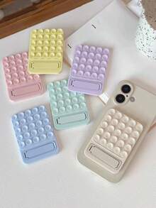 Dudukan Ponsel Silikon dengan Perekat Satu Sisi, 25 Perekat Hisap, Dudukan Universal untuk Tablet dan Pengisi Daya. - MultiWarna - View 3