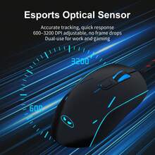MageGee GK960 Wired Membrane Keyboard And Mouse Combo, RGB Backlit 95% Layout 98 Keys Keyboard With Volume Knob,19‑Key Rollover, Silent Typing + 6‑Level DPI 7‑Color Backlight Gaming Mouse For PC Laptop Office Home Gaming - View 6