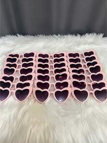 2/12/24pcs Heart-Shaped Frame Glasses, Suitable For Fashion Theme Concerts, Weddings And Store Celebration Guest Favors, Perfect For Party And Performance Looks - Eyeglasses Set - View 10