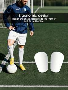 Soccer Shin Guards Mini Shin Pads For Women Men Hard Knee Pads In Gym Various Training And Competitions Outdoor Playground Activities Soccer Rugby Basketball Volleyball Team Sport Football Accessories Perfect World Cup Gift - Multicolor - View 7