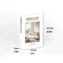 2/3pcs Home Fashion Faux Book Decor, Luxury Decorative Books, Living Room Decor, Home Decor, Coffee Table Books, Modern Fashion Decorative Books, Stackable Display Books, Hotel Decor, Gift - Decor Book - View 11