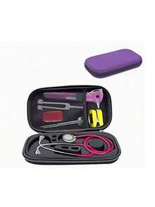 1pc Portable Medical First Aid Storage Box, EVA Material Stethoscope Storage Case With Handle, Hard Shell Portable Storage Box, Stethoscope Fabric Box, Home Anti-Drop EVA First Aid Box, Hard Shell Stethoscope Case - Multicolor - View 8