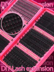 720/684/648/200pcs Multi-Style D-Curl Eyelash Clusters Set, 8-16mm Large Capacity Individual Lashes. Easy For Daily Makeup Use At Home. Suitable For Dates, Travel, Photography, Weddings, Holidays And Cosplay False Eyelashes - Multicolor - View 10