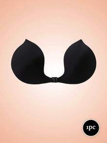 1pc Deep U-Neck Adhesive Bra, Strapless Adhesive Bra With Straps For Enhanced Lift And Support, Suitable For Parties, Evening Events, Graduation Ceremonies, Dates, Music Festivals And Other Occasions, All Year Round. Invisible Backless Bra For Low-Cut Dresses, Wedding Party Outfit - Multicolor - View 12