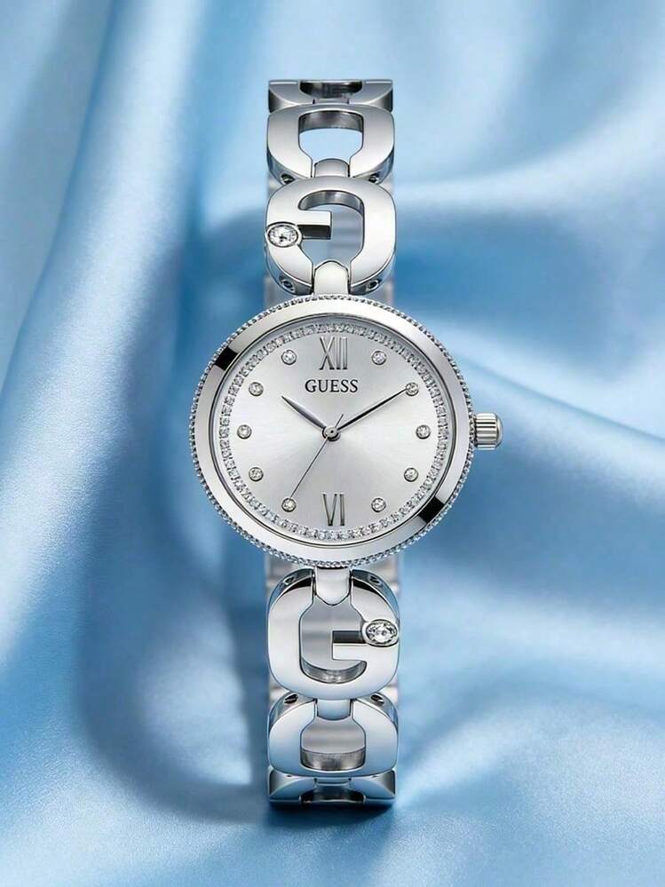 GUESS G-Luxe 系列女士方形水晶水鑽手錶－百搭優雅的日常穿戴與派對手錶 - 手錶 - 查看 6