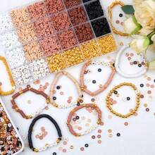 Earth Tone Clay Beads, DIY Necklace Bracelet Phone Chain Accessories, Jewelry Design Gift - Multicolor - View 2