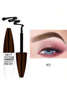 Waterproof Semi-Permanent Eyebrow Tint Gel - Eyebrow Tattoo Ink, Long-Lasting And Smudge-Proof, Suitable For All Light Beige Skin Tones. Peel-Off Eyebrow Gel, Matte Finish, Long-Lasting Waterproof, Semi-Permanent Dye, Fast-Acting, Easy To Apply And Color, Twist-Off Design For Easy Cleaning, Pocket-Sized For Travel Convenience, Suitable For Music Festivals, Parties, Easter And Holiday Gifts - Multicolor - View 9