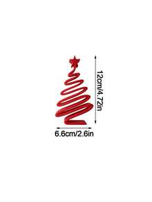 Tabletop Christmas Tree Decor, 3Pcs Mini Spiral Xmas Tree Figurine, Small Minimalist Christmas Ornament For Home Shelf Desk Table Centerpiece, Winter Holiday Party Indoor Decoration, Gift For Her - Christmas Tree Ornament - View 12