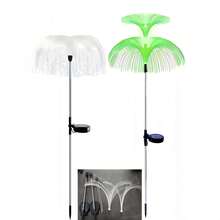 Color‑Shift Solar Jellyfish Stake Lights, Beautiful Fiber Optic RGB Gradient Lighting, Weatherproof For Outdoor Garden, Yard & Walkway - Jellyfish - View 8