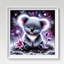 1PC DIY 5D Diamond Painting Kit Cute Koala Pattern - Round Full Diamond Art Mosaic Craft, Home Wall Decor, Unframed - No Frame - View 2