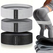 3pcs Resistance Band Set, Elastic Hip Band, Wide Hip Training Band, Suitable For Squats, Hip Activation, Fitness Workout, Suitable For Gym And Outdoor Sports - Multicolor - View 5