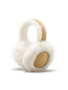 1pc Fuzzy Plush Winter Earmuffs, Soft Warm Foldable Ear Muffs, Outdoor Cold‑Weather Ear Protection Accessories For Women Daily Travel - Multicolor - View 7
