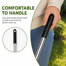 The Extendable Garden Rake (96–160 Cm) Is A Robust And Durable Tool, Perfect For Removing Leaves, Grass Clippings, And Garden Waste From The Yard And Garden. - 1pc - View 9