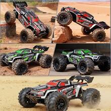 Mobil Stunt Remote Control Skala 1:16 4WD dengan LED, Kecepatan Tinggi Drift Segala Medan, Kendaraan Off-Road Panjat RC 4x4, & Hadiah Natal - MultiWarna - View 11