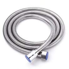 Stainless Steel Shower Hose - Durable, Explosion-Proof, Suitable For Bathroom Rain Shower Head, Reinforced Pipe, Silver, Universal G 1/2" Interface, Easy DIY Installation, Bathroom Accessory - Encryption Tube - View 3