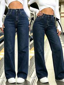 Women Jeans - Blue - View 2
