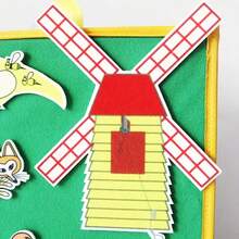Quixorblex 12Pcs/Set Felt Storytelling Props – "Mother Hen Rose Takes A Walk" , Family Interaction & Reward Props, Lottery Activity Prizes, Creative Classroom & Youth Enlightenment Teaching Tools, Suitable For Families, Schools & Early Education Activities - Multicolor - View 7