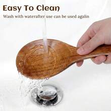 Cuchara para arroz de 22 * 7 cm, especialmente para arrocera, utensilio de cocina para uso doméstico, para porcionar y servir arroz, cuchara para arroz adecuada para arrocera - Ver 5