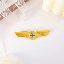 Unisex Airplane Pilot Badge - Multicolor - View 6