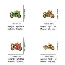 Cool Motorcycle Enamel Pins Lapel Brooch Badges, Biker Decorative Pins For Jacket Backpack Hat, Novelty Gift For Motorcycle Lovers Riders - Multicolor - View 3