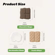 1pc Minimalist Cute Shape Silicone Heat Resistant Coaster Cup Mat Table Mat Plate Mat Pot Mat Dining Table Anti-Scald Anti-Slip Heat Resistant Mat - 1 Pack - View 3