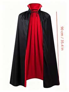 3pcs/1pc Halloween Costume Cape, Devil Headband, Trident Party Costume Props Set - Multicolor - View 8