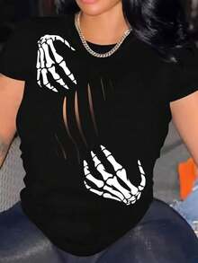 Women T-Shirts - Black - View 11