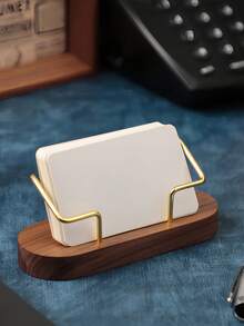 Large Capacity Business Card Holder Portable Business Card Display Stand Non Slip Stand Storage Rack To Work Coffee Bar Station Office Supplies Household Items Room Home Bathroom Kitchen Bedroom House Decor Cruise Essentials Car Desk Accessories - Multicolor - View 8