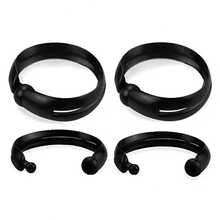 1pc/2pcs/4pcs/8pcs Magic Hair Scrunchie Bun Maker, Easy DIY Hair Accessory For Fashionable Bun And Ponytail Hairstyles - Black - View 5