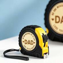 1pc Tape Measure Gift For Dad - Inch And Centimeter Units, Shockproof, Thickened Design, High Precision, Durable Steel Tape Measure With Locking Function, Perfect Touching Gift For Father's Day, Birthday, Christmas - Craftsman Woodworking Tool - Multicolor - View 10