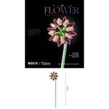 Building Block Floral Set, DIY Floral Decoration Kit, Suitable For Desk Decor And Room Accessories - Perfect Gift Idea - Multicolor - View 21