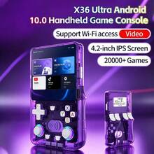 X36Ultra Retro Handheld Game Console, Android Dual System, Supports Wi-Fi Video Streaming, Built-In 20000+ Games, Long Battery Life, Ideal Birthday And Christmas Gift For Adults And Teens - View 4