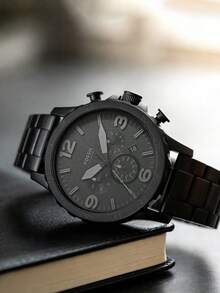 Fossil Analog Chronograph Quartz Wrist Watch, Casual Business Daily Dress Watch For Men, Multiple Model Options - WATCH - View 2